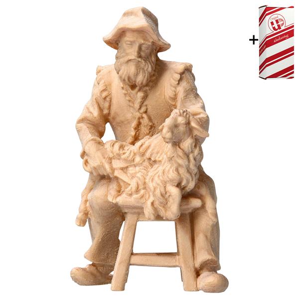 BE Schafscherer sitzend + Geschenkbox