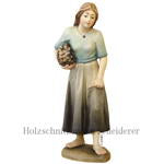 Hirtin mit Holzbündel