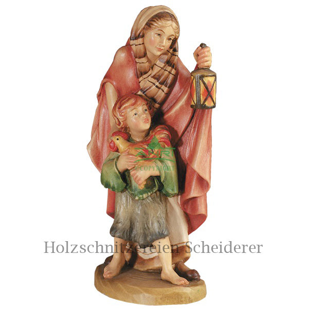 Hirtin mit Kind ANRI Florentiner Krippe