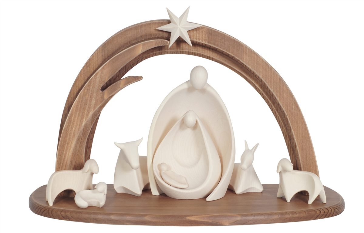 Krippe Ambiente Design 8 teilig-Stall Stella