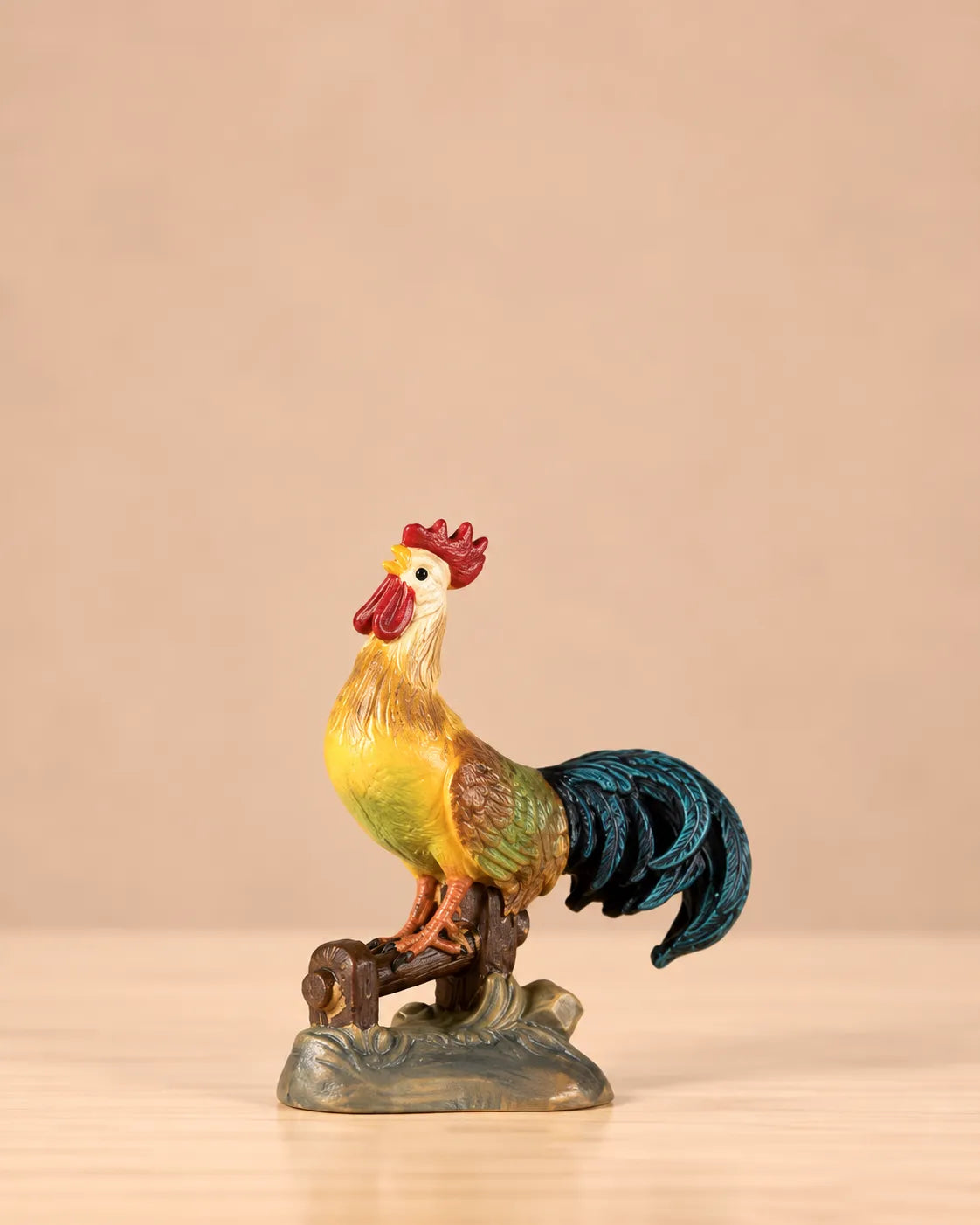 Barock Krippe Hahn holzgeschnitzt
