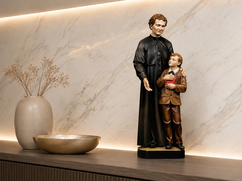 Heiliger_Johannes_Don_Bosco_holzgeschnitzt