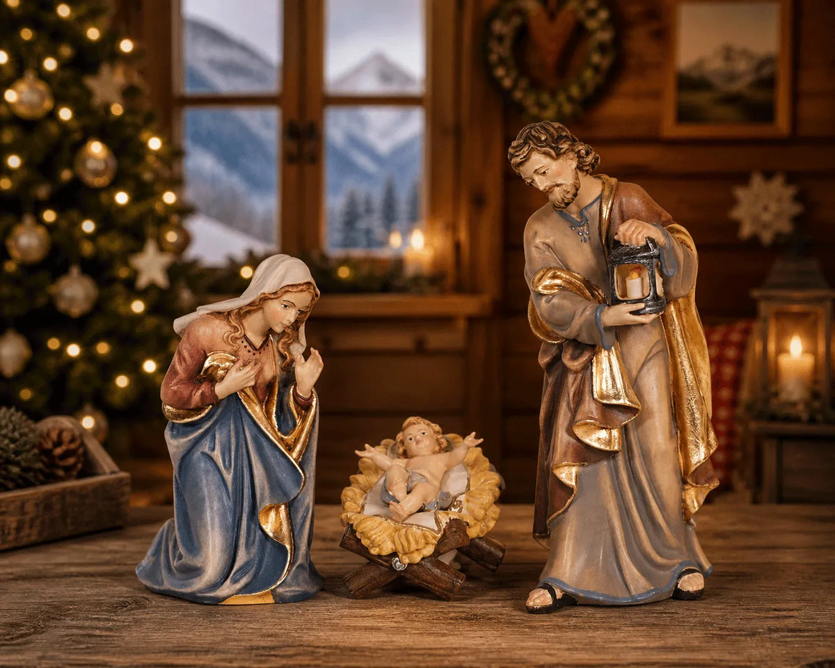 Kostner-Krippe-Hl._Familie_holzgeschnitzt