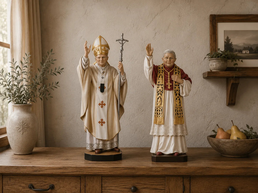 Religioese_Figuren_Papst_Figuren_holzgeschnitzt