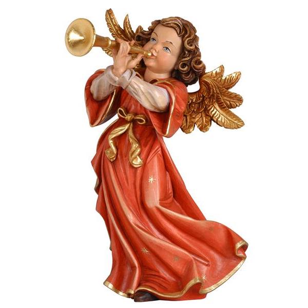 Engel Giotto mit Trompete - bemalt