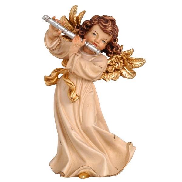Engel Giotto mit Flöte - bemalt