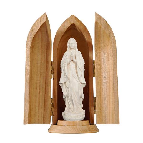 Madonna Lourdes in Nische - natur