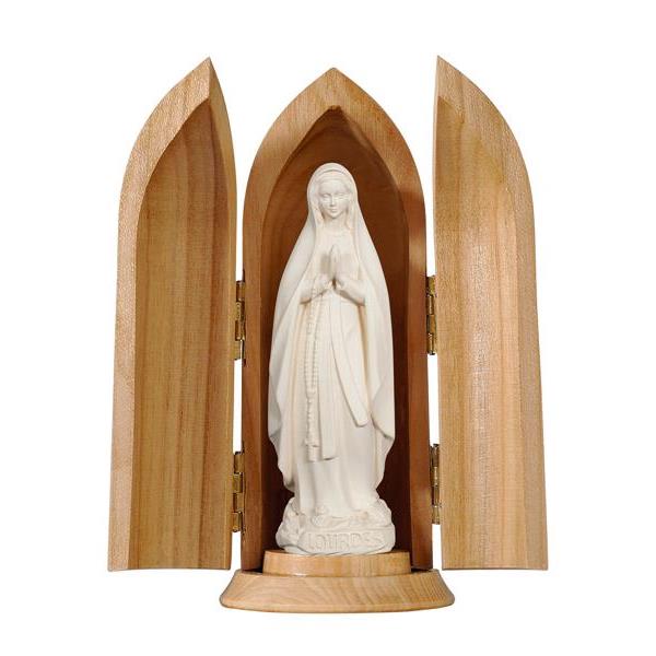 Madonna Lourdes stilisiert in Nische - natur
