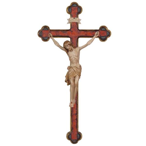 Christus Siena-Balken echtgold Barock - mehrfach gebeizt