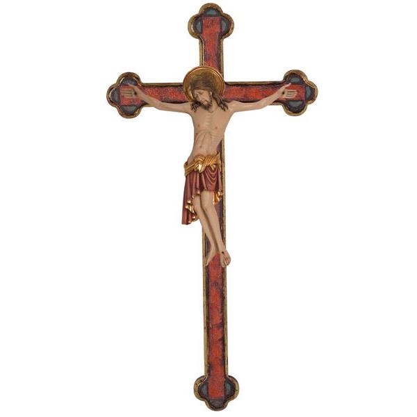 Christus Cimabue-Balk.echtgold Barock - bemalt