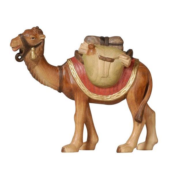 Pema Krippe Kamel mit Gepäck - Lasiert Wasserfarben