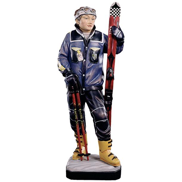 Skifahrer - bemalt