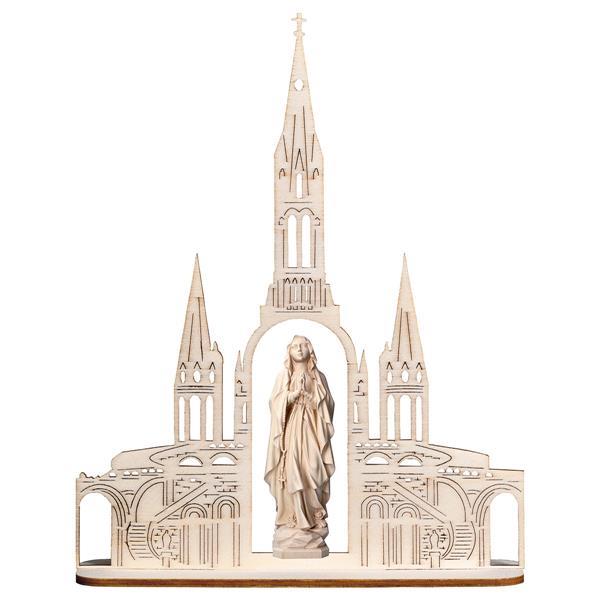 Madonna Lourdes ohne Krone + Basilika - natur