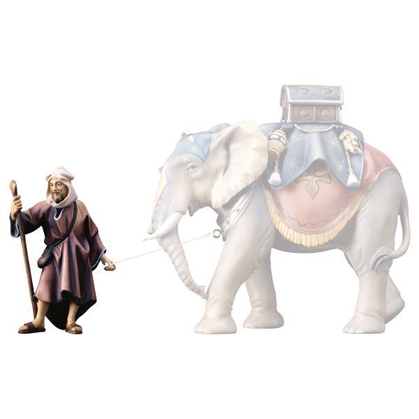 UL Elefantentreiber stehend - bemalt