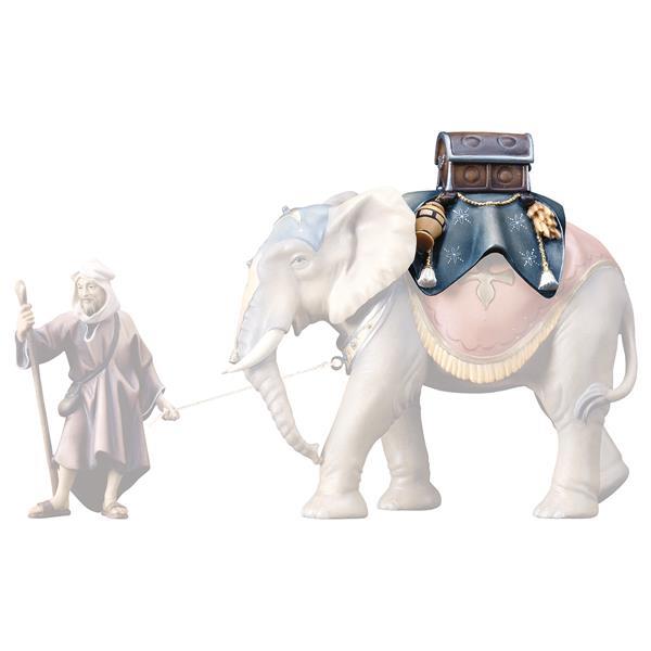 UL Gepäcksattel für Elefant stehend - bemalt