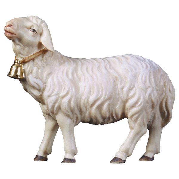 UL Schaf geradeaus schauend mit Glocke - bemalt
