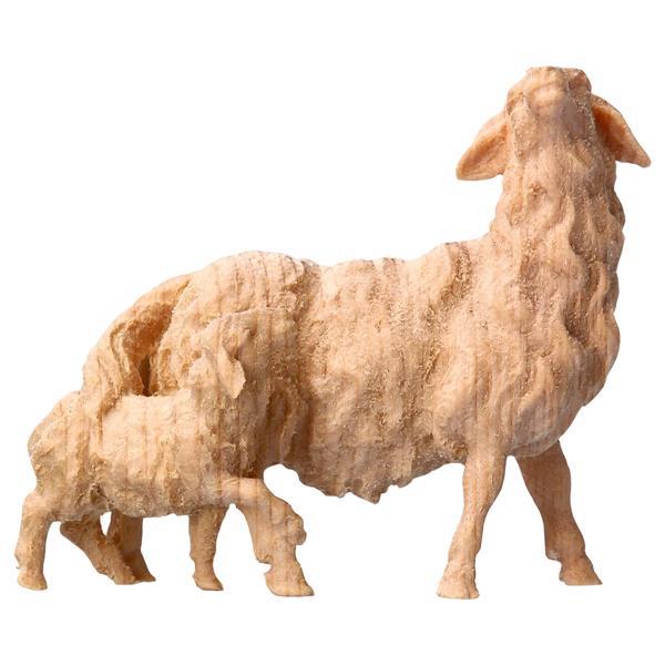 BE Schaf mit Lamm hinten - natur