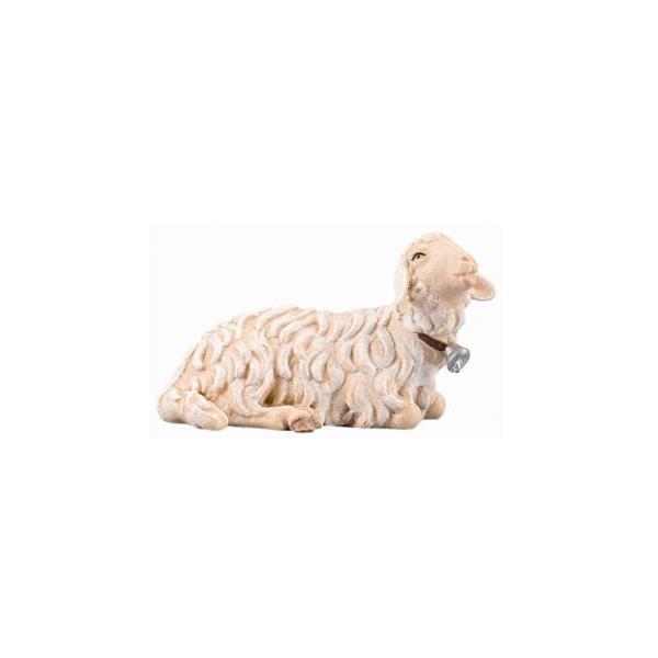 IN Schaf liegend mit Glocke - bemalt