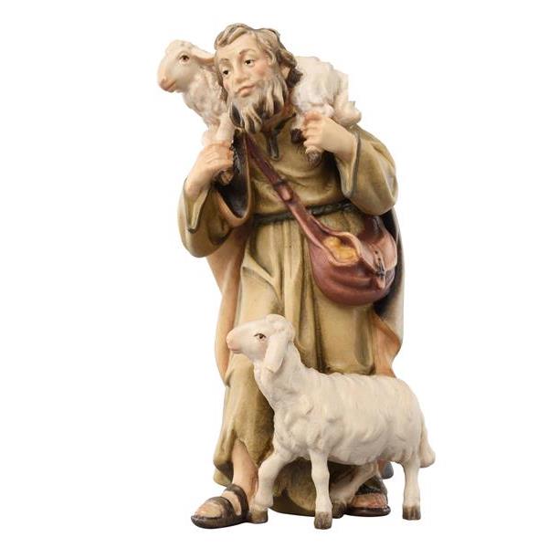 SI Hirt mit 2 Schafe - bemalt