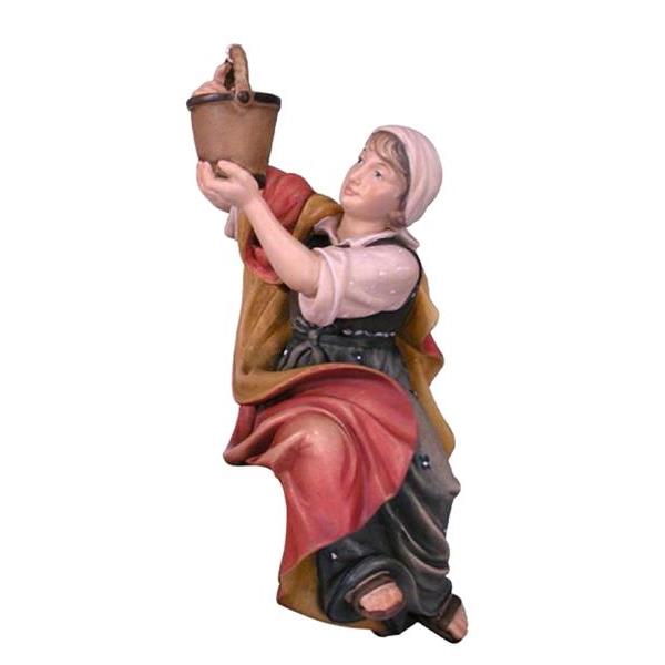 SI Frau am Brunnen - bemalt