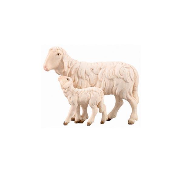 SI Schaf laufend mit Lamm - bemalt