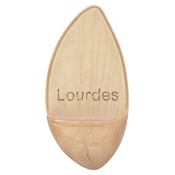 Weihwasserkessel Lourdes - mehrfach gebeizt