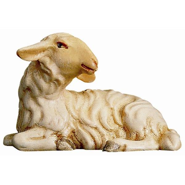 Tavella Krippe Schaf liegend - bemalt