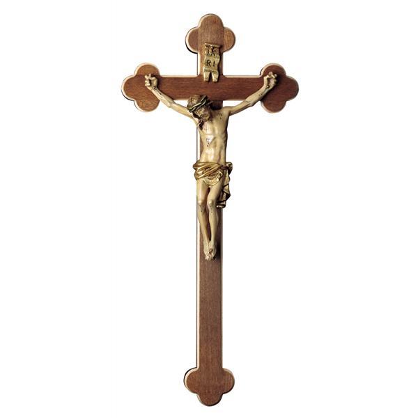 Corpus auf Kreuz mit Profile rund - antik